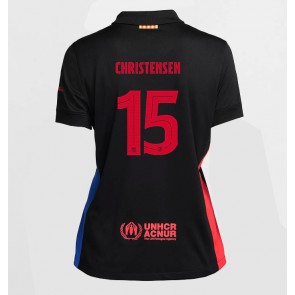 Barcelona Andreas Christensen #15 Bortatröja Kvinnor 2024-25 Kortärmad